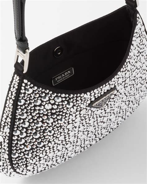 prada cleo bag with crystals|Prada cleo bag price.